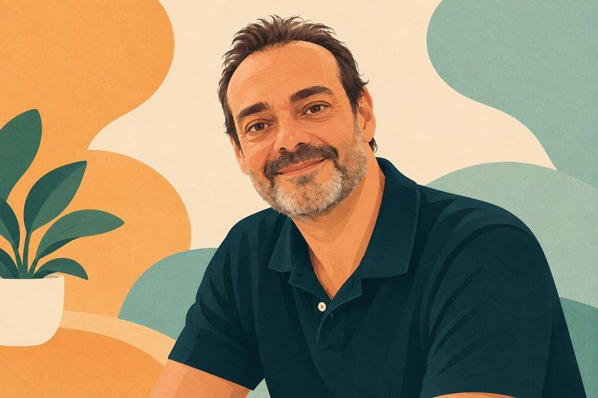Portrait dessiné de Frédéric Garcia
