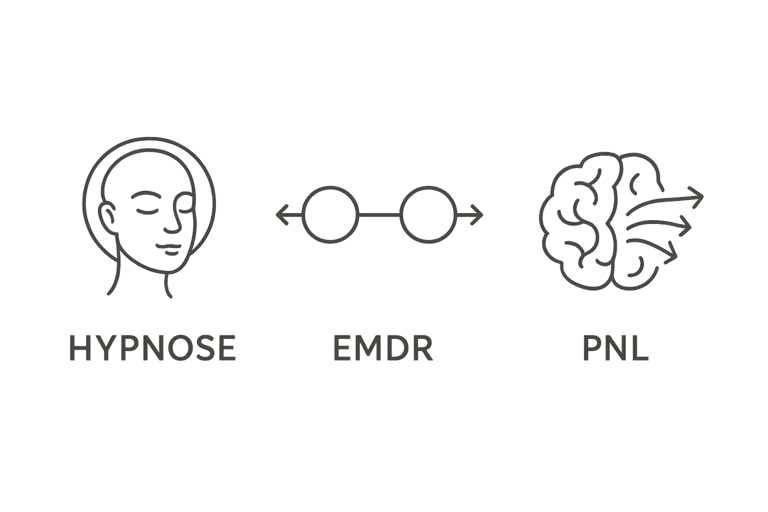 Les outils de la séance : hypnose, EMDR et PNL