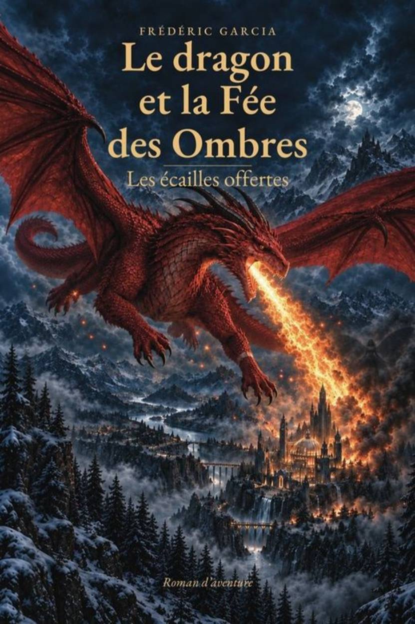 Couverture : Le dragon et la Fée des Ombres