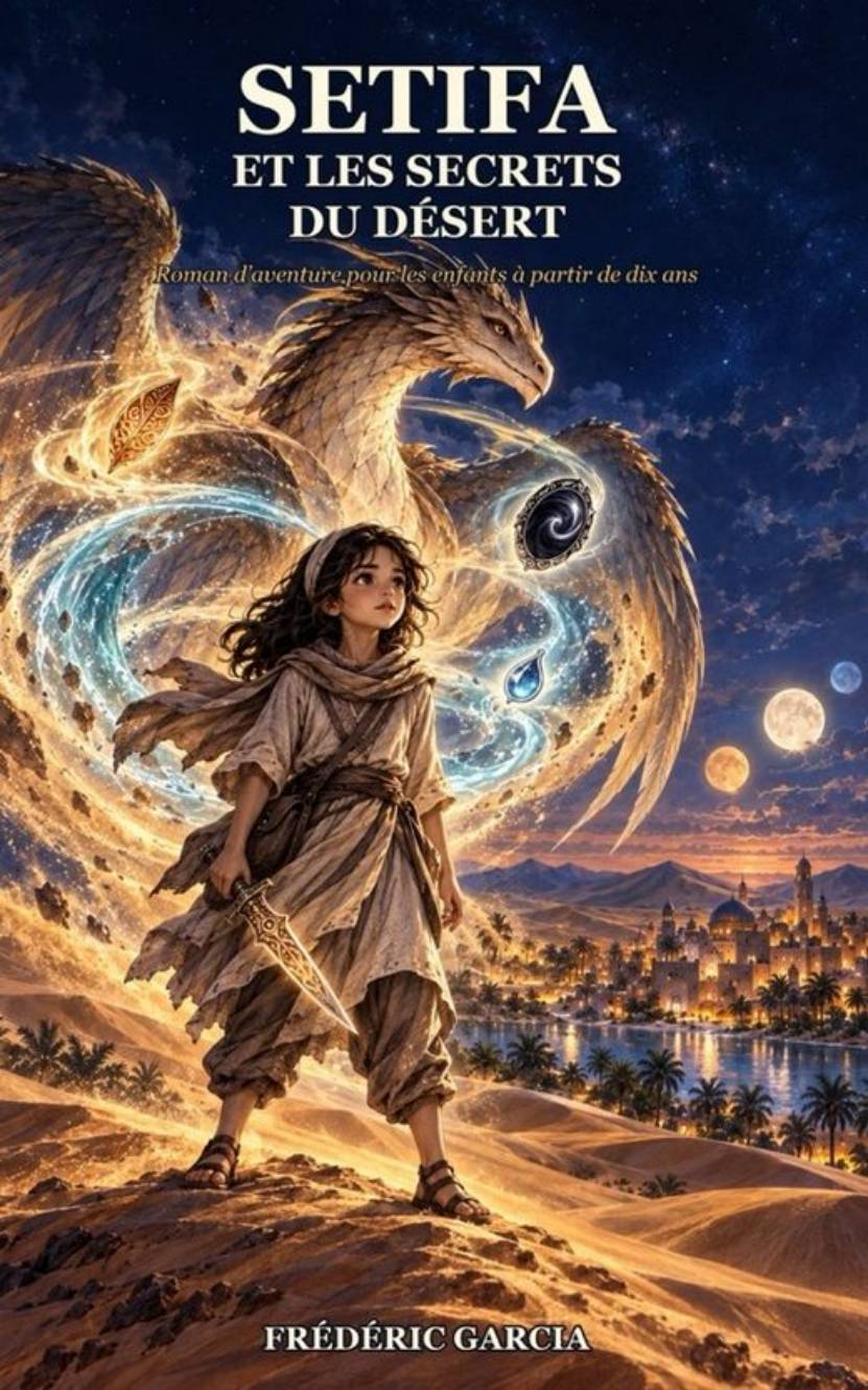 Couverture : Setifa et les secrets du désert